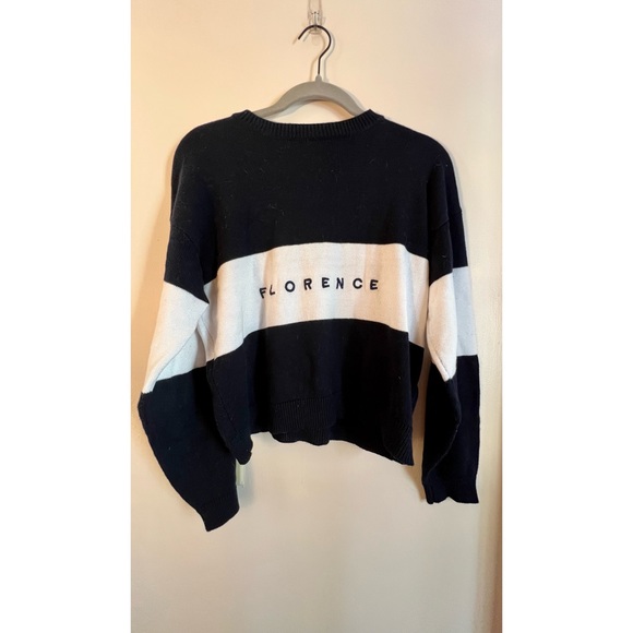 Brandy Melville Sweaters Brandy Melville Navy Blue And White